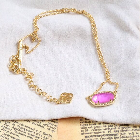 Kendra Scott Gold Azalea Necklace - Elisa - Picture 2 of 3